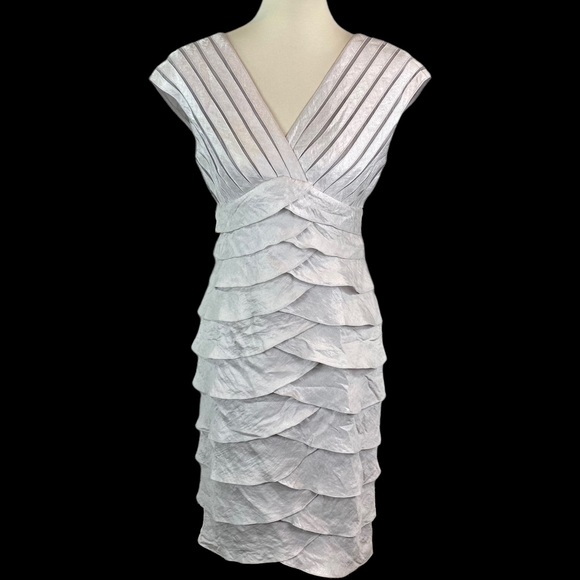 Adrianna Papell formal sleeveless tiered dress size 6 - Picture 1 of 7